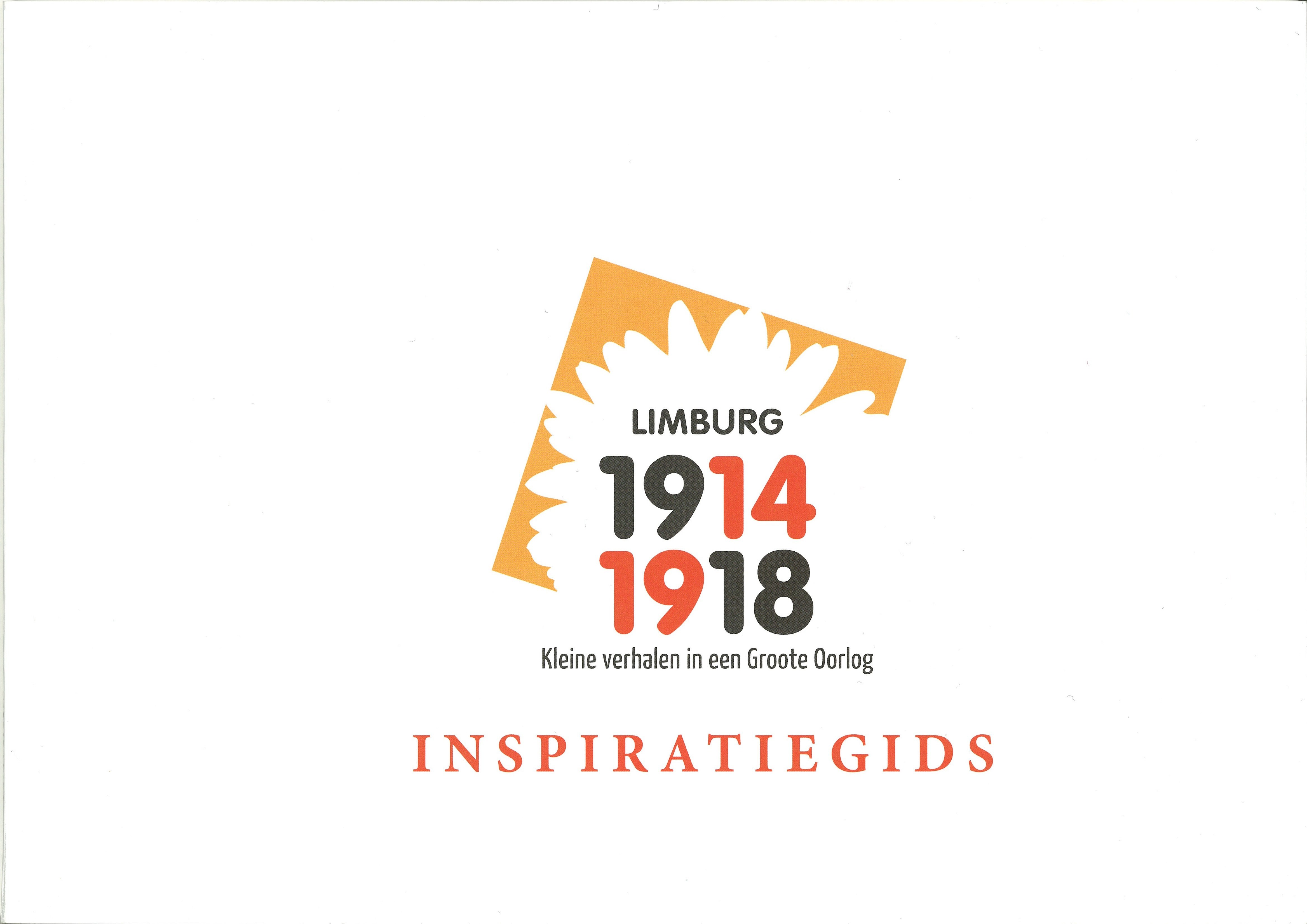 Cover inspiratiegids Limburg 1914-1918